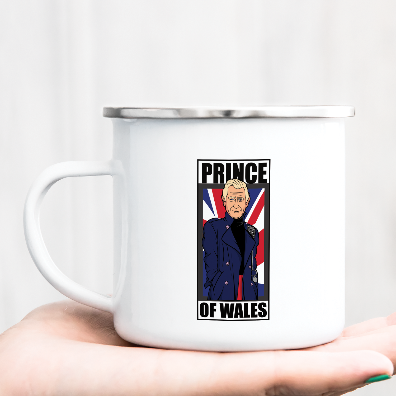 Hrnček s potlačou Prince of Wales