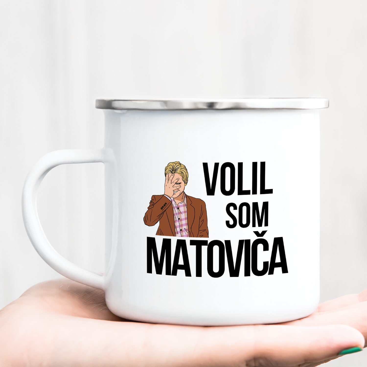 Hrnček s potlačou Volil som Matoviča
