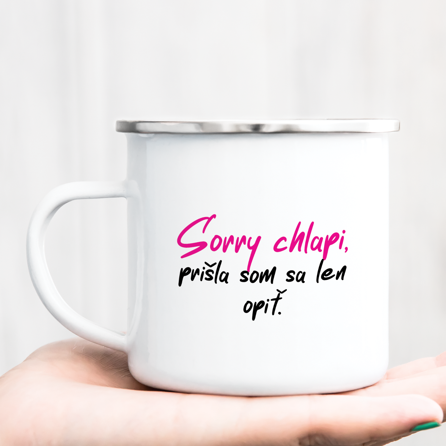 Hrnček s potlačou Sorry chlapi