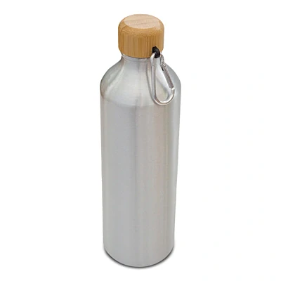 Hliníková fľaša 800 ml, farba strieborná