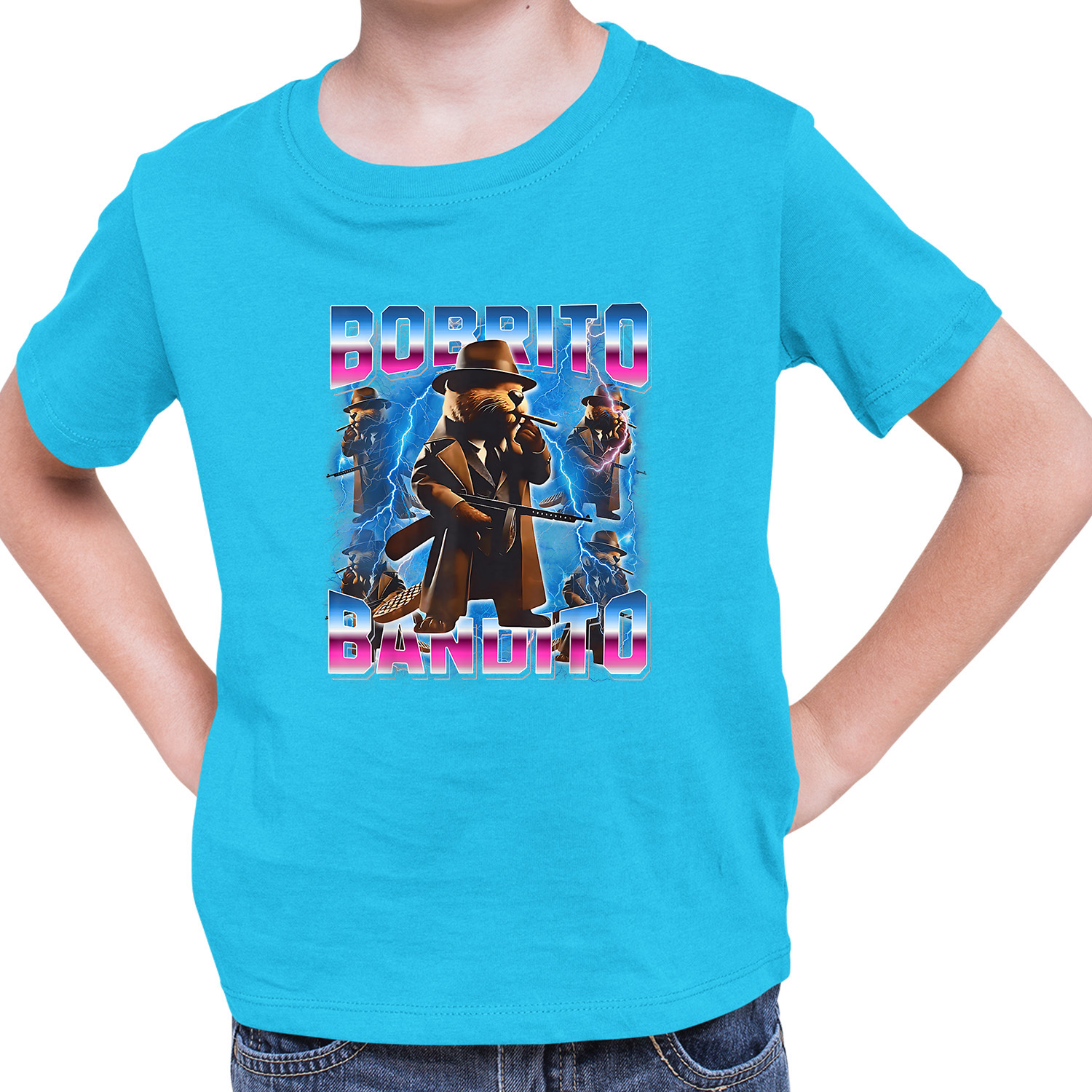 Tričko Italian brainbot Bobrito Bandito