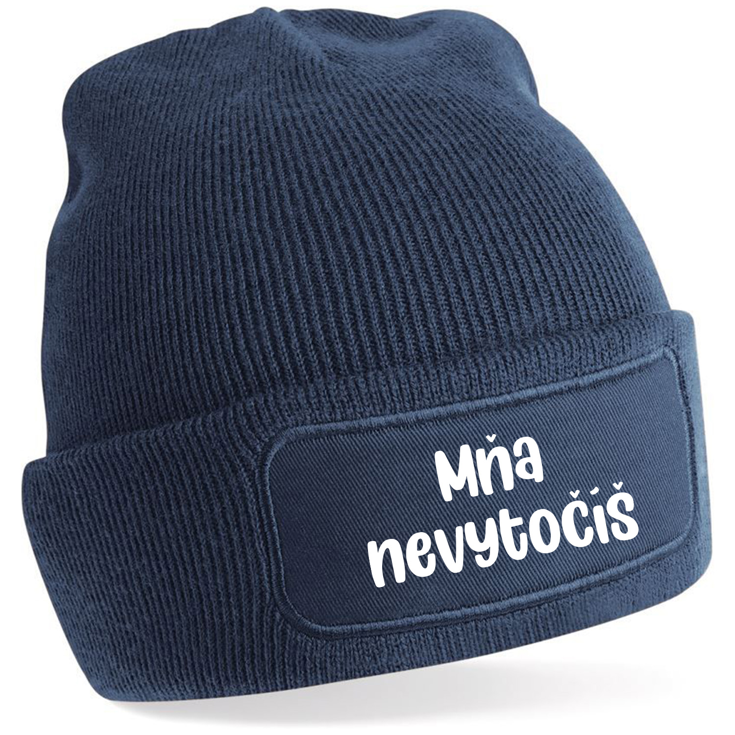 Zimná čiapka s potlačou "Mňa nevytočíš"