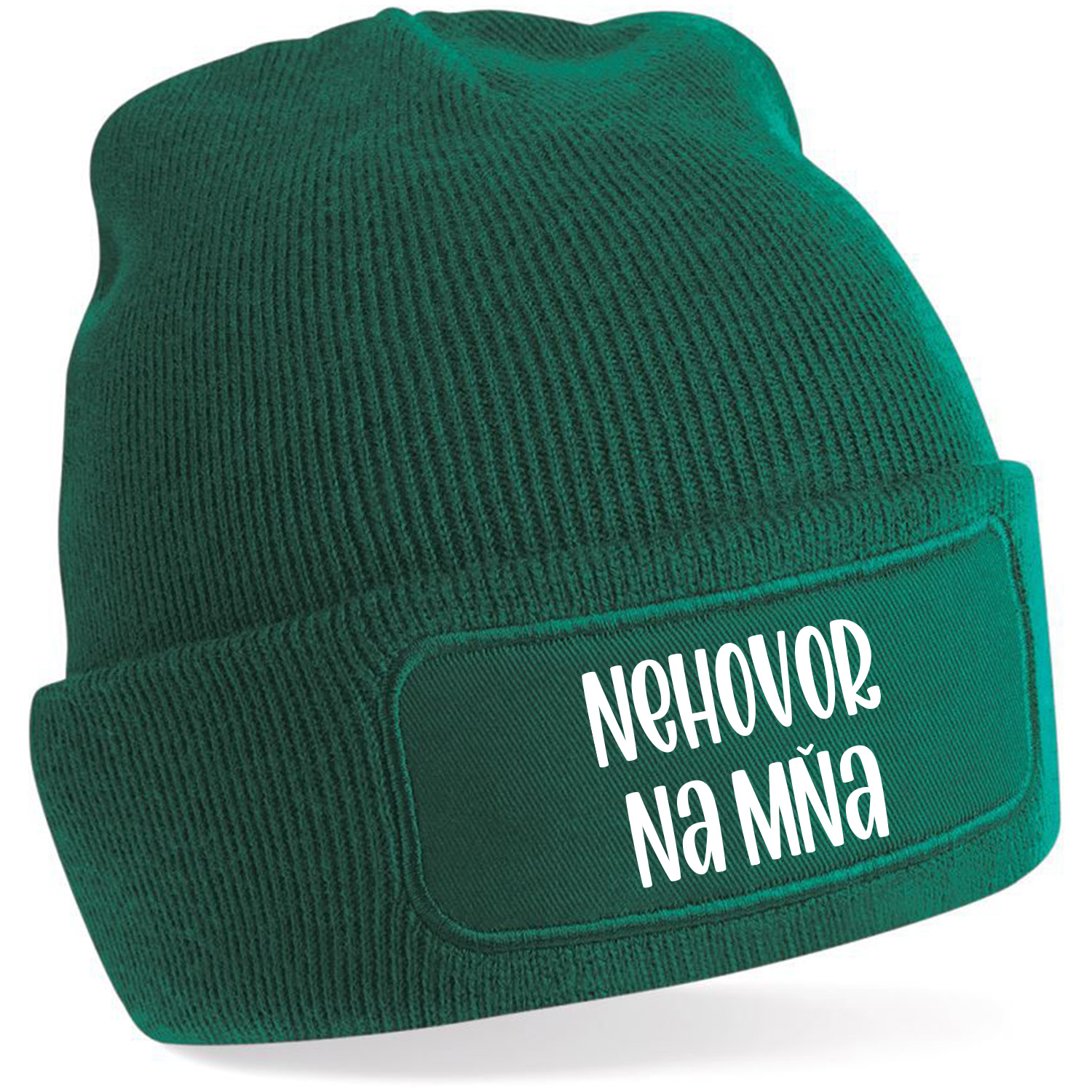 Zimná čiapka s potlačou "Nehovor na mňa"