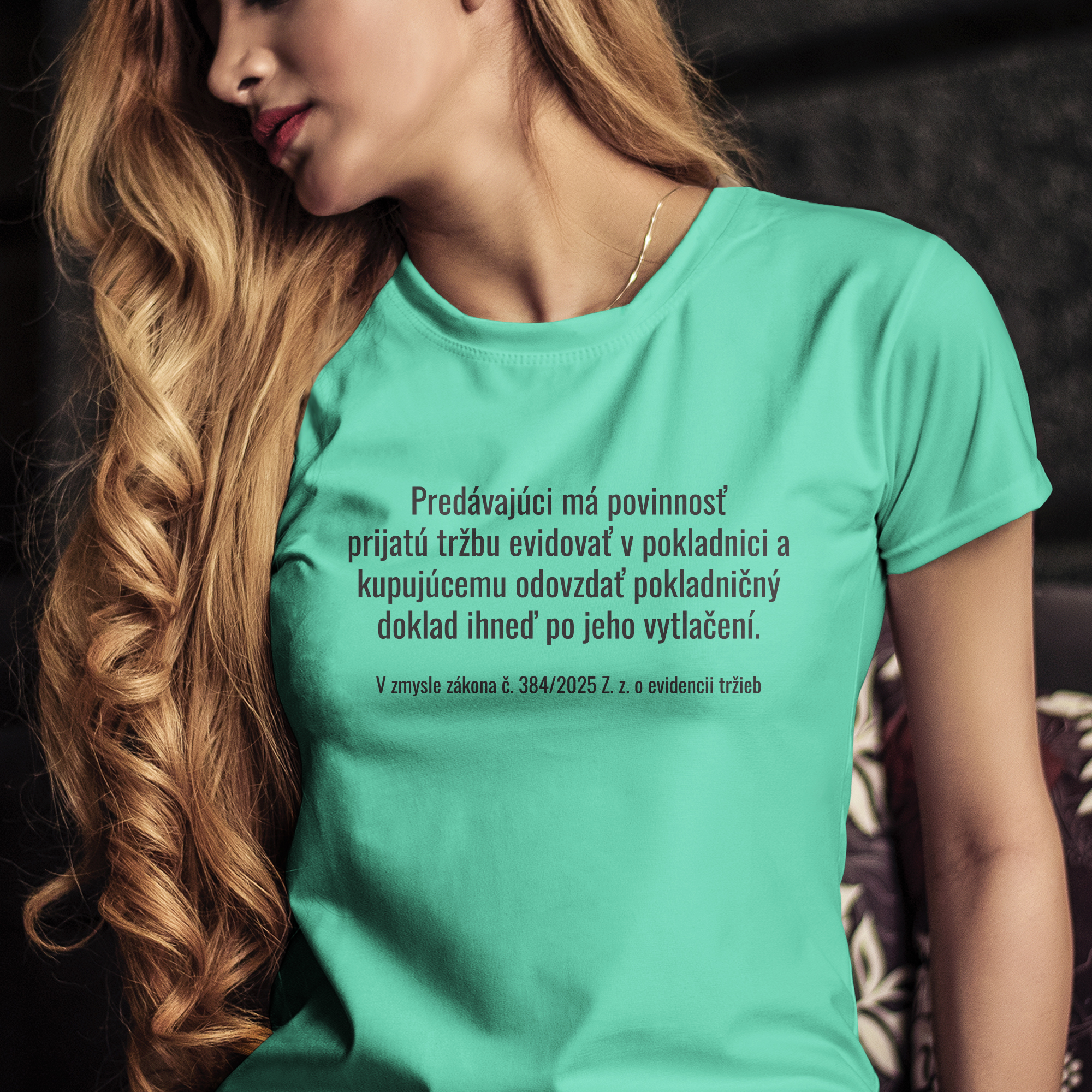 Tričko s potlačou "Predávajúci má povinnosť...."