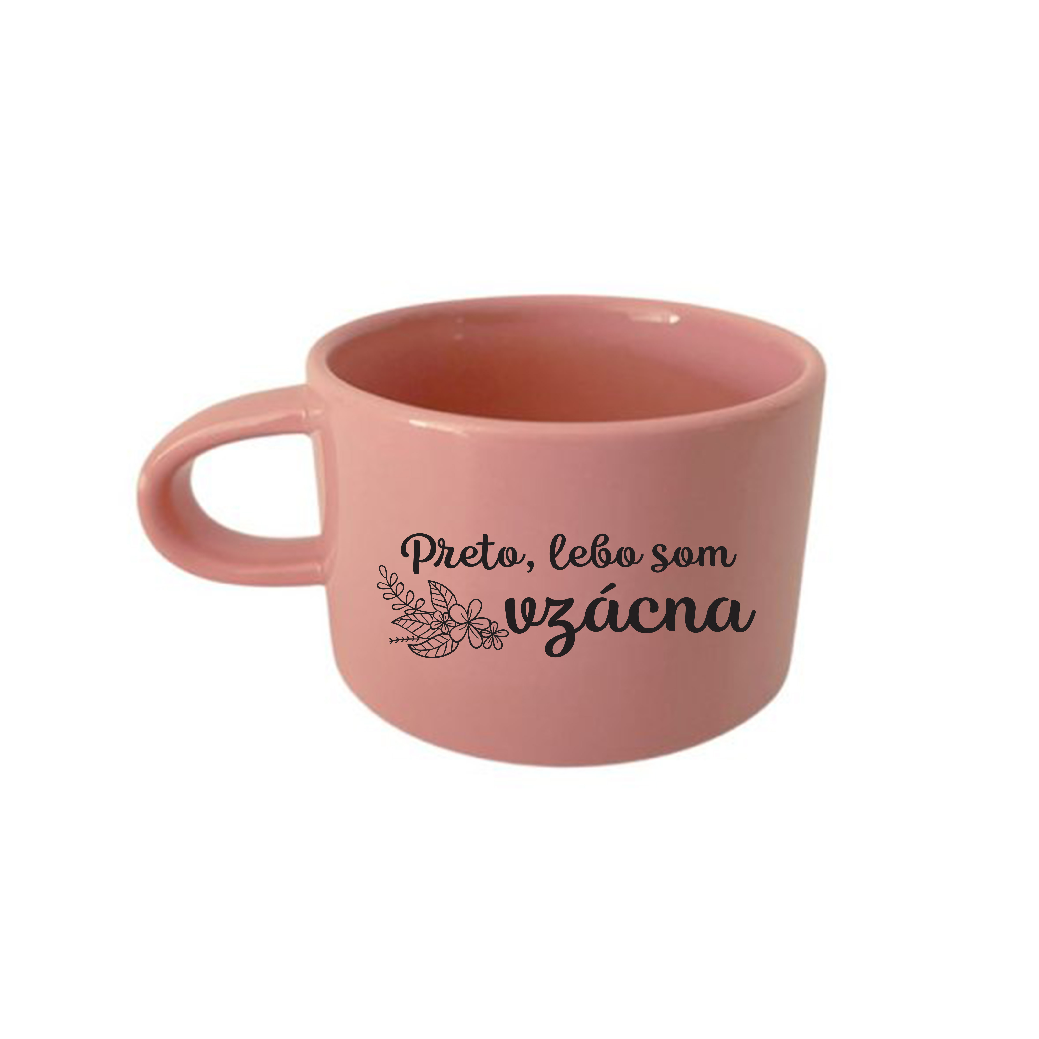 Hrnček makrónka Preto, lebo som vzácna
