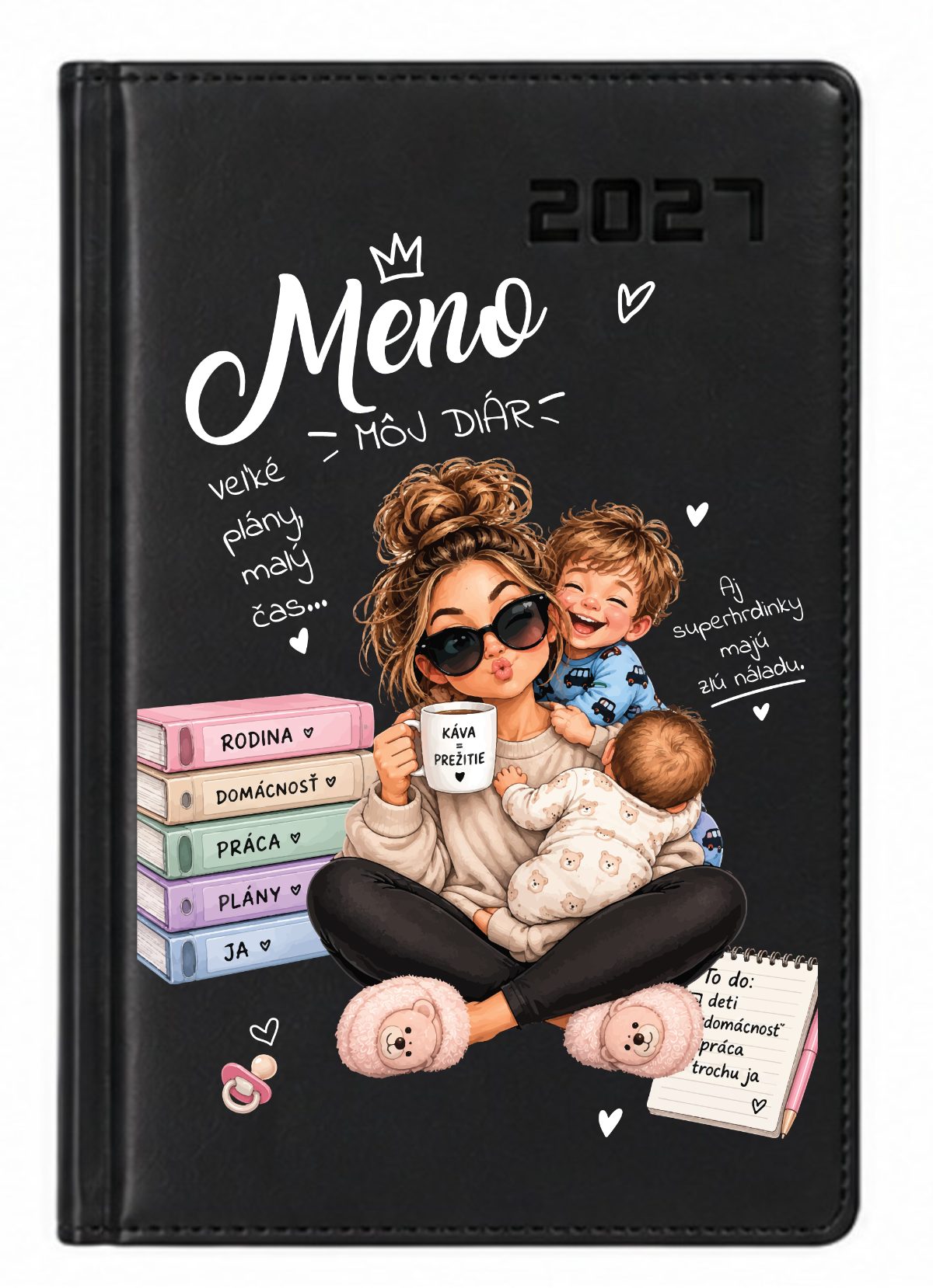 Personalizovaný diár s menom 2027 - Môj diár