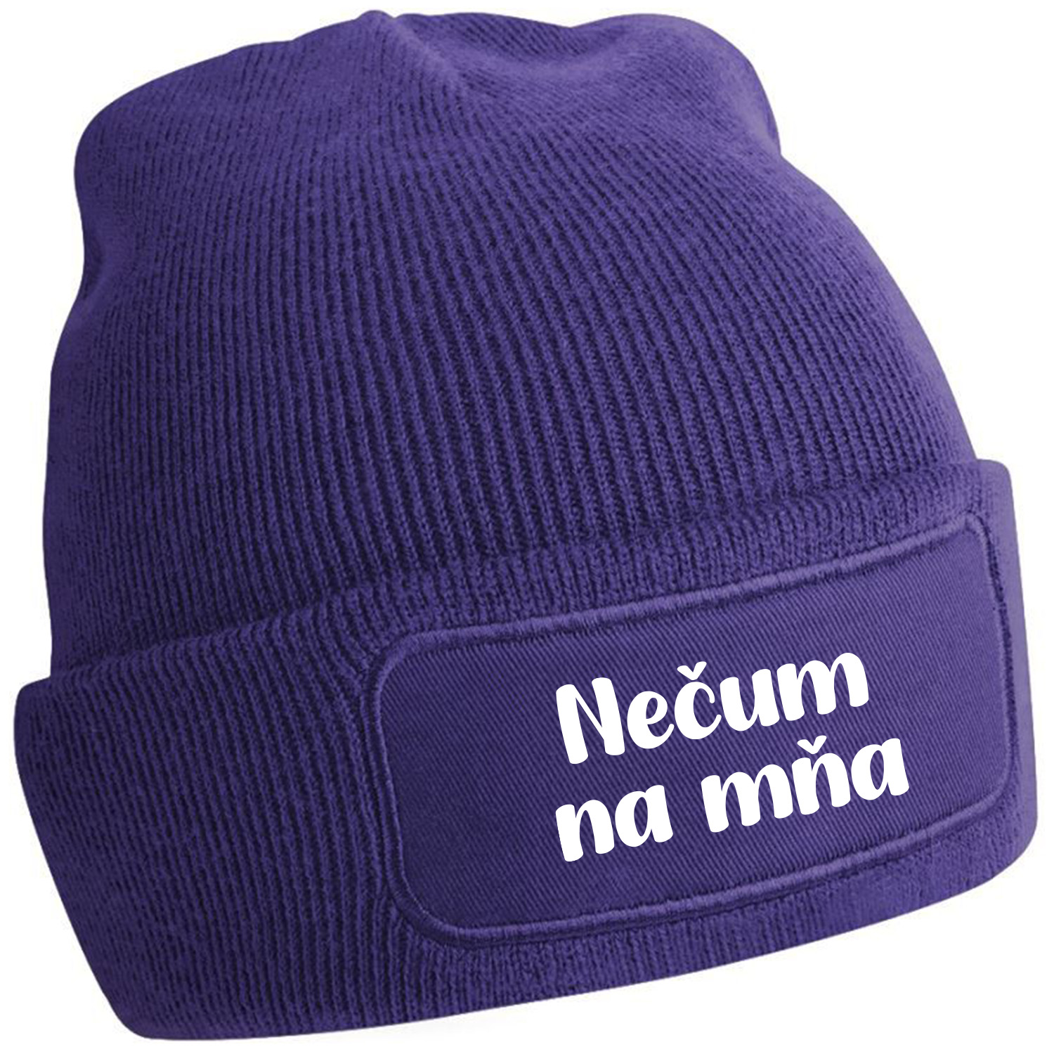 Zimná čiapka s potlačou "Nečum na mňa"