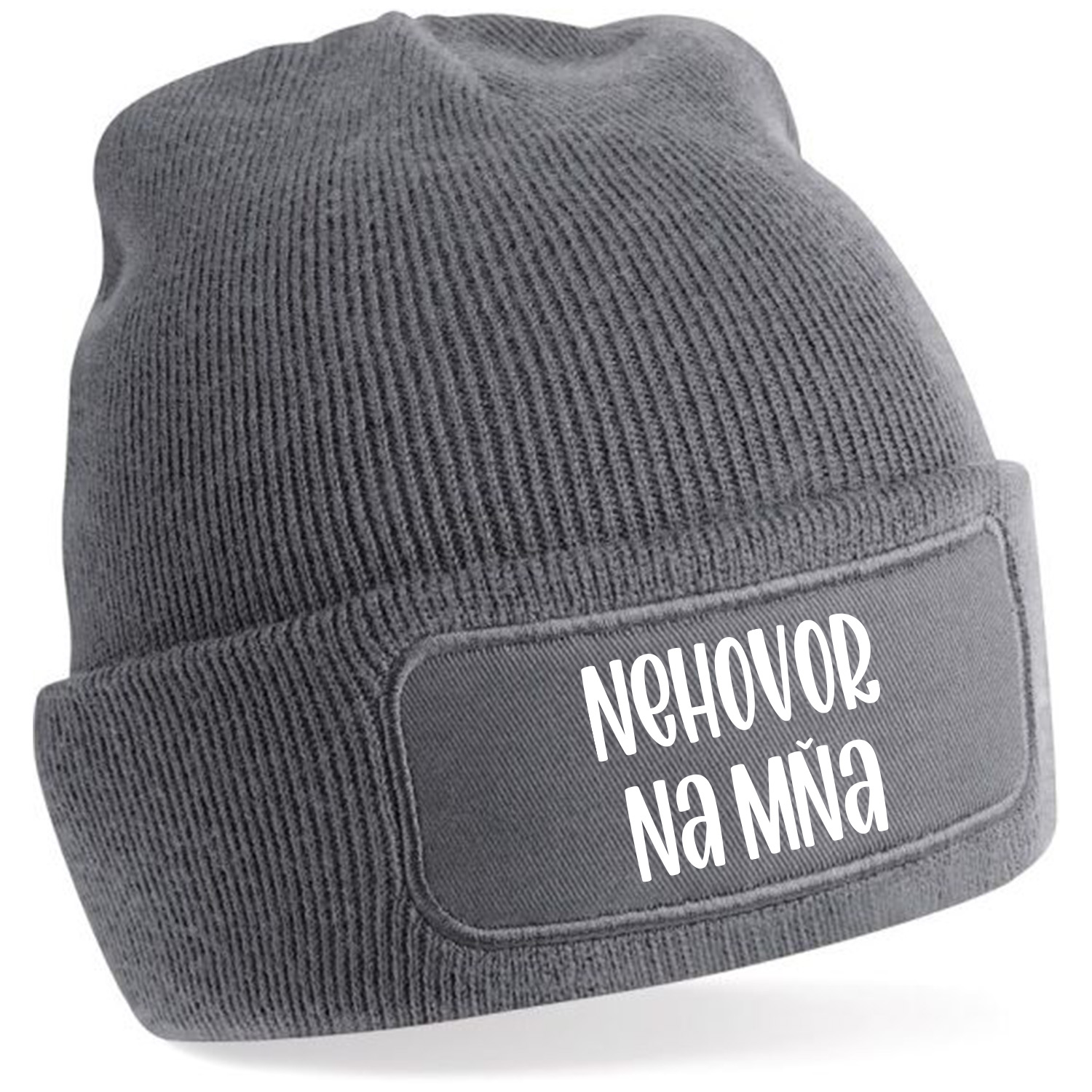 Zimná čiapka s potlačou "Nehovor na mňa"