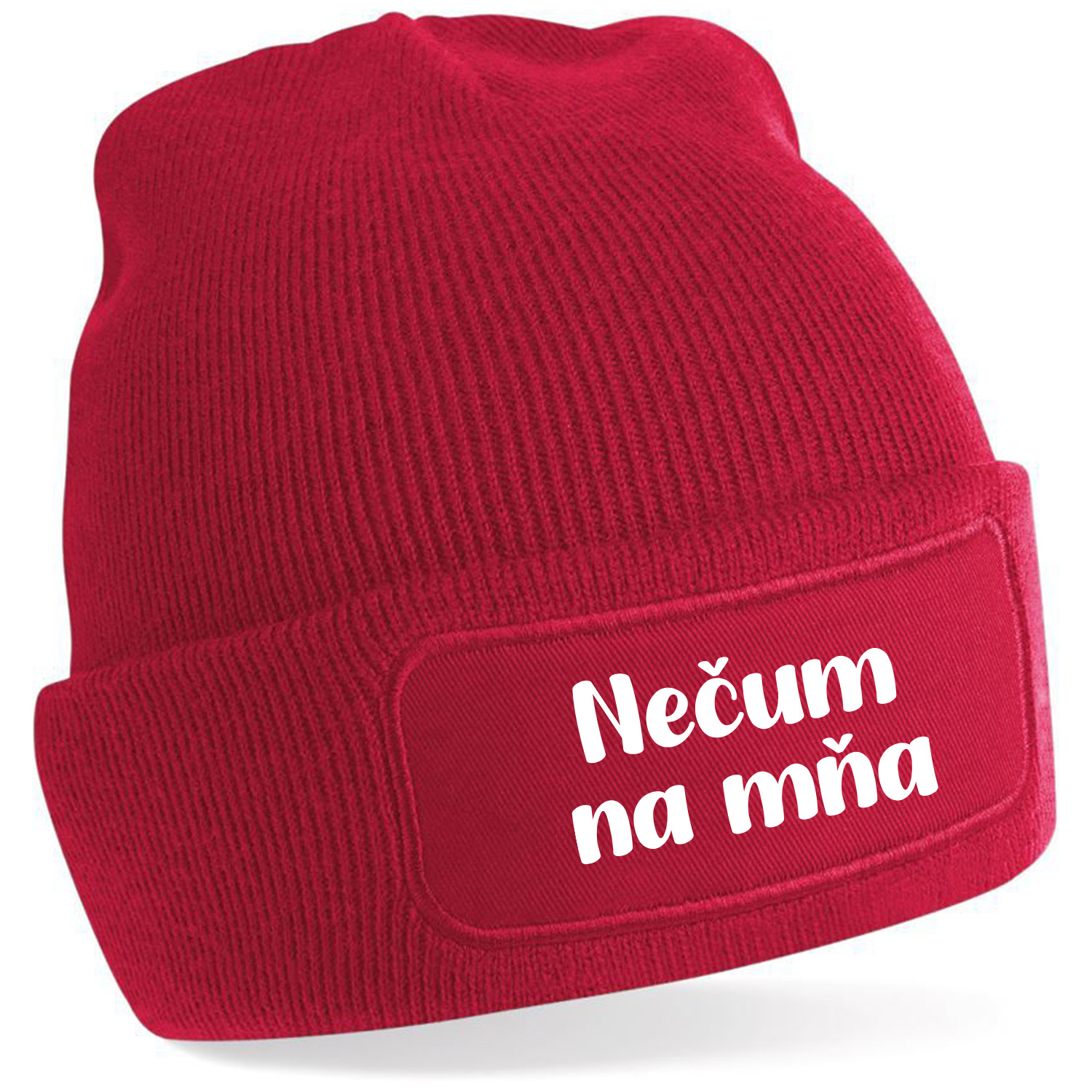 Zimná čiapka s potlačou "Nečum na mňa"