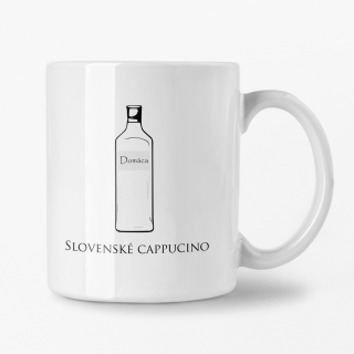 Hrnček s potlačou Slovenské cappucino