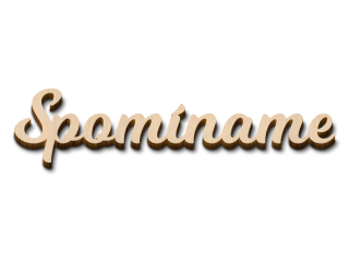 Drevený výrez Spomíname