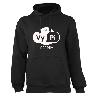 Mikina s potlačou "VyPi zone"