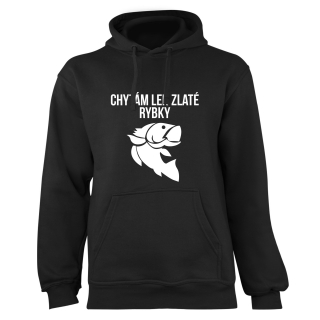 Mikina s potlačou "Chytám zlaté rybky"
