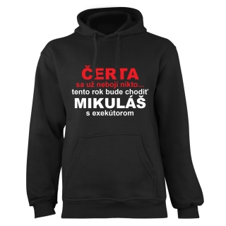Mikina s potlačou "Čert exekútor"