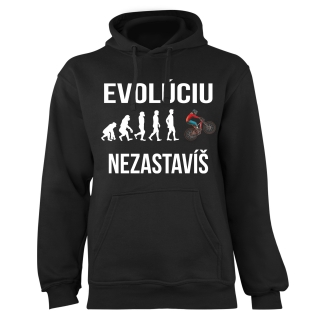 Mikina s potlačou "Evolúciu nezastavíš"