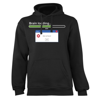 Mikina s potlačou "Brain loading"