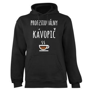 Mikina s potlačou "Profesionálny kávopič"