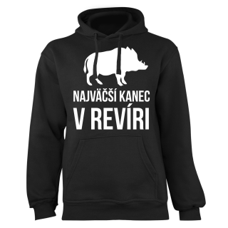 Mikina s potlačou "Najväčší kanec v revíri"