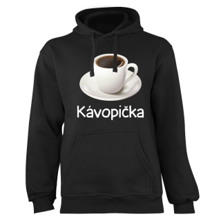 Mikina s potlačou "Kávopička"