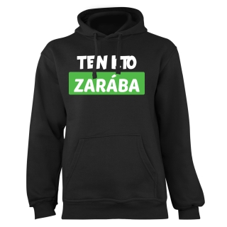 Mikina s potlačou "Ten kto zarába"