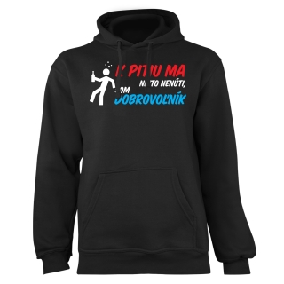 Mikina s potlačou "Dobrovoľník"