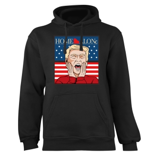 Mikina s potlačou "Home Alone - Donald Trump"