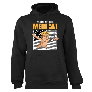 Mikina s potlačou "MERICA! - Donald Trump"