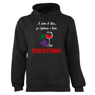 Mikina s potlačou "Mám diétu"