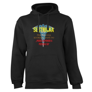 Mikina s potlačou "Sestrička"