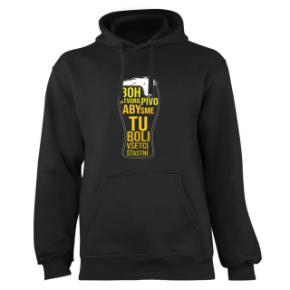 Mikina s potlačou "Boh stvoril pivo"