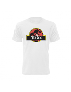 Vtipné tričko s potlačou "TeaRex"