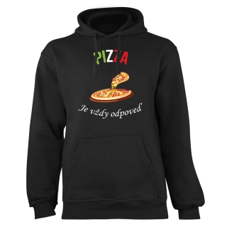 Mikina s potlačou "Pizza"
