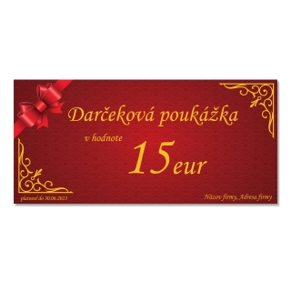 Darčekový poukaz tlač vzor 01