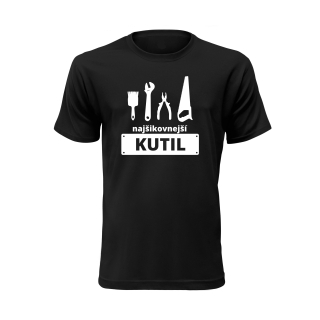Vtipné tričko s potlačou "Najšikovnejší kutil"