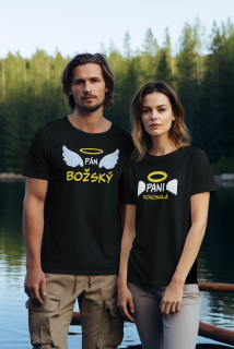 Set párové tričká s potlačou Pán božský/Pani dokonalá