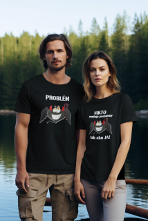 Set párové tričká s potlačou Problém/Nikto nemiluje problémy tak ako ja