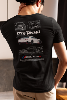 Autičkárske tričko Nissan nismo white GTR