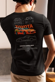 Autičkárske tričko SUPRA MK4 blanco