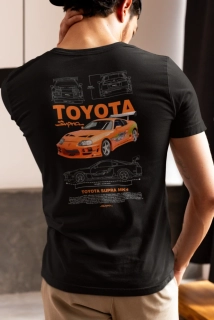 Autičkárske tričko Toyota supra mk4 fast and furious