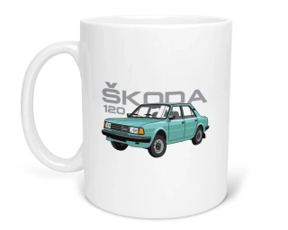 Hrnček s potlačou Škoda 120