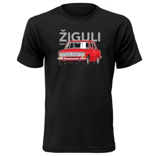 Vtipné tričko s potlačou Žiguli 2101