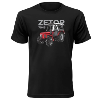 Vtipné tričko s potlačou Zetor 7045
