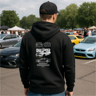 Mikina s potlačou DODGE CHALLENGER