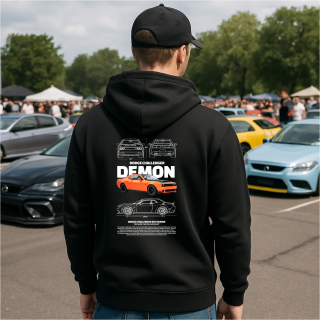 Mikina s potlačou DODGE CHALLENGER DEMON