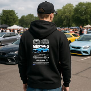 Mikina s potlačou FORD MUSTANG GT500 SHELBY
