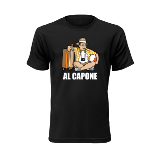 Vtipné tričko s potlačou "Al Capone"