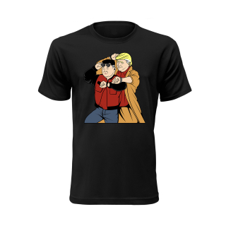 Vtipné tričko s potlačou "Kim & Donald"