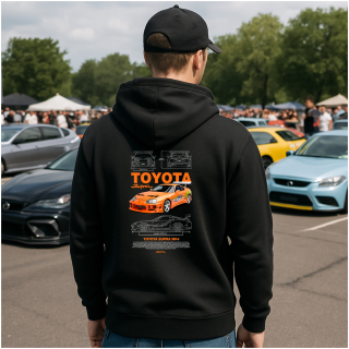 Mikina s potlačou Toyota supra mk4 fast and furious