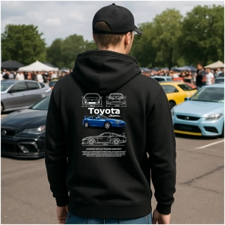 Mikina s potlačou TOYOTA SUPRA RZ