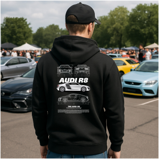Mikina s potlačou AUDI R8